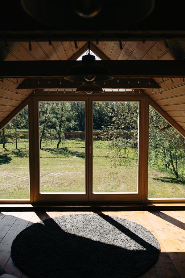 "Gaujmale" Sauna House In Nature Laukbeitini Exterior photo