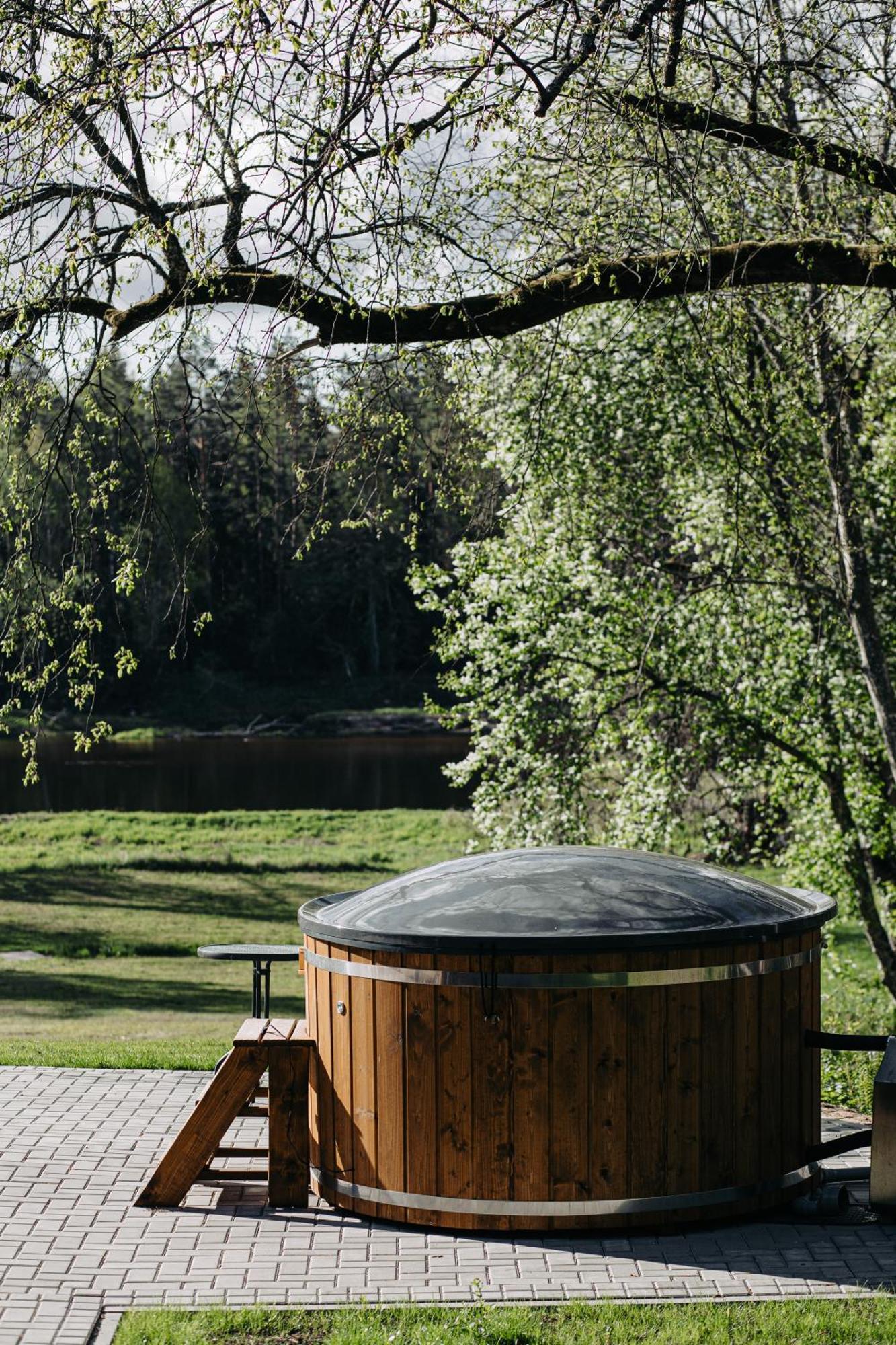 "Gaujmale" Sauna House In Nature Laukbeitini Exterior photo